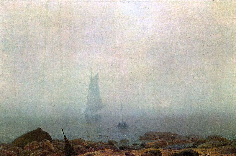 Caspar David Friedrich Fog oil painting image